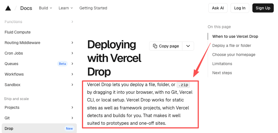 Mastering the drag-and-drop deployment workflow from folder to live URL