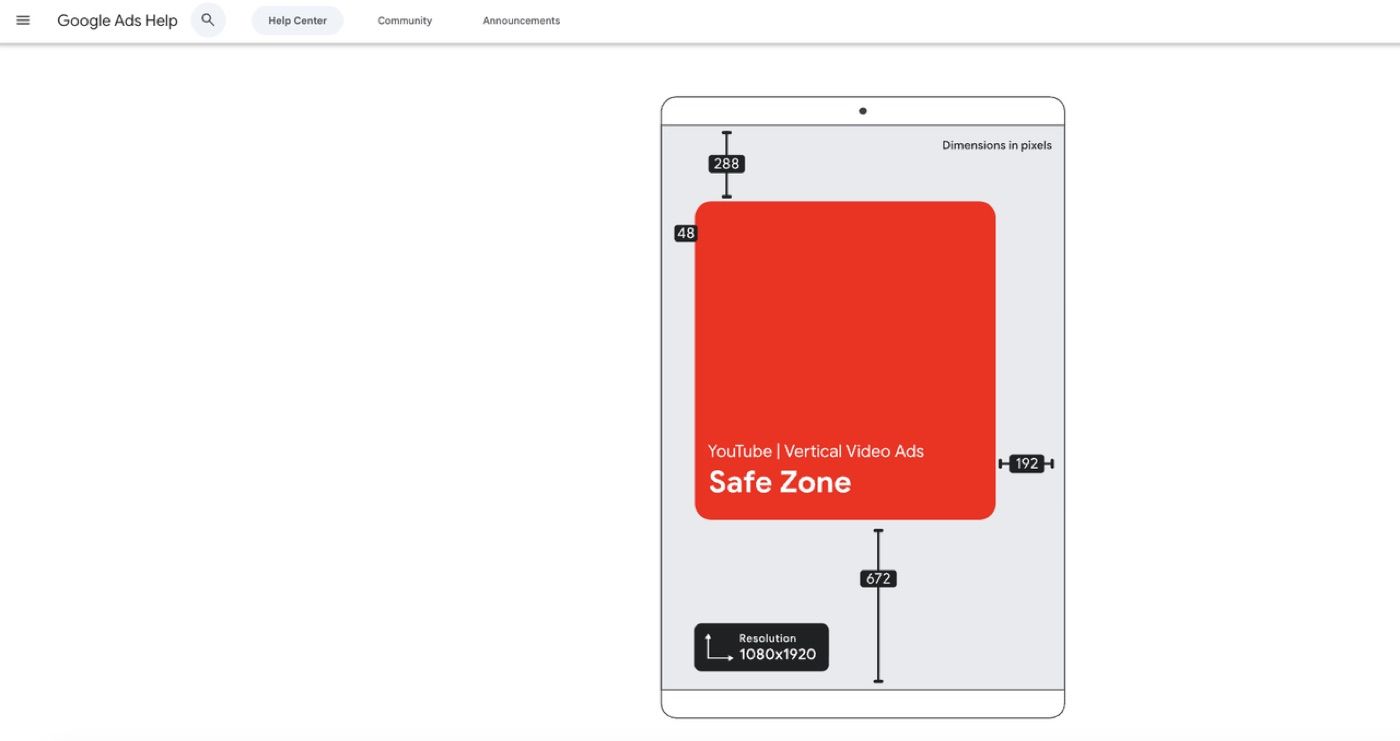 A vertical video safe zone: captions and logos need clearance from the subject and the platform UI.