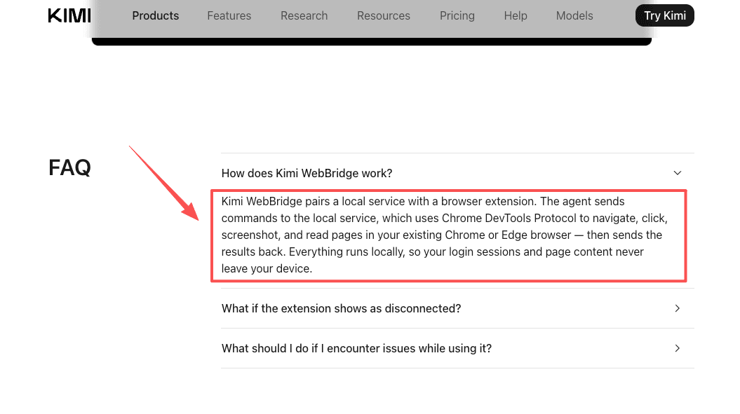 Streamlining a browser workflow with Kimi WebBridge