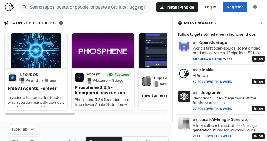 The Pinokio launcher, which handles the installation layer so you skip most of the ComfyUI setup